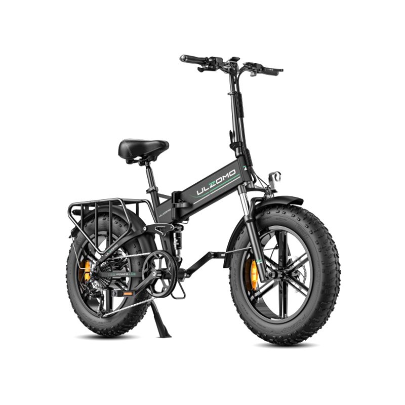 Bicicleta electrica pliabila Ulzomo Dunes 20 E-bike, 750W, 48V 16Ah, autonomie 120km, viteza maxima 40km/h, 20" (Black)