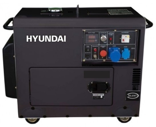 Generator Diesel Monofazat Insonorizat 4.6 KW, DHY6001SE, Hyundai