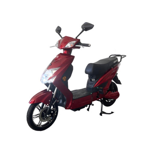 Scuter Electric (Bicicleta), Fara Permis, Cu Pedale Volta SX - 220 W, viteza maxima 25 km pe ora, visiniu